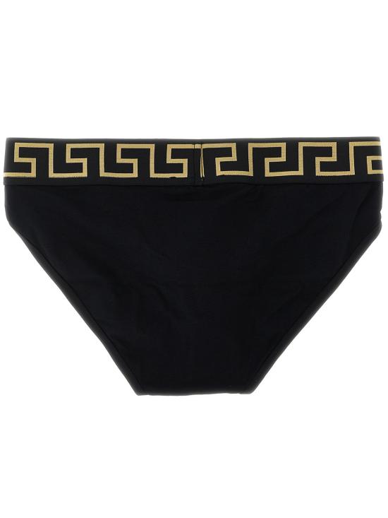 26FW 베르사체 팬티 AU101801A18907 A80G BLACK - VERSACE