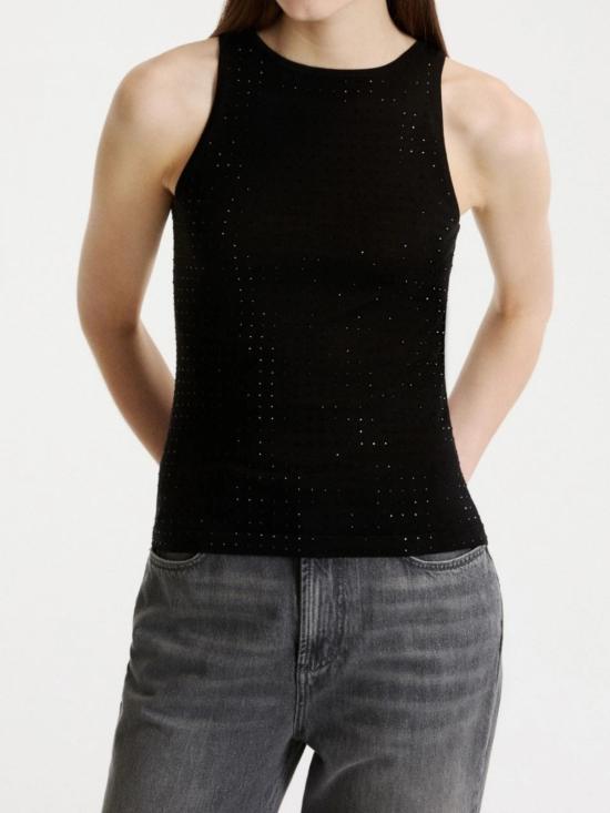 26FW 마렐라 민소매 티셔츠 2623366141200 008 BLACK - MARELLA