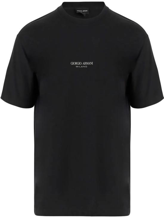 26FW 조르지오 아르마니 반팔 티셔츠 GM001085TE10629 UC001 BLACK