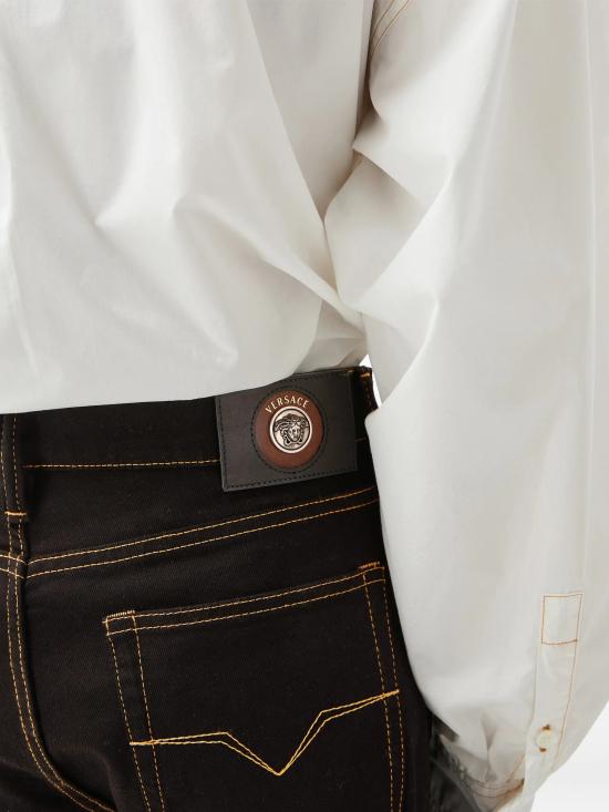 26FW 베르사체 데님 팬츠 10243631A18626 1D040 BLACK - VERSACE