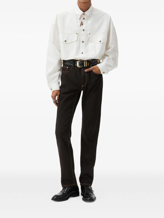 26FW 베르사체 데님 팬츠 10243631A18626 1D040 BLACK - VERSACE