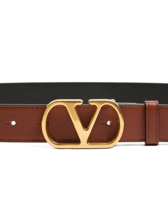 26FW 발렌티노 가라바니 가죽 벨트 9Y2T0SQ3ZDM DRN BLACK - VALENTINO GARAVANI