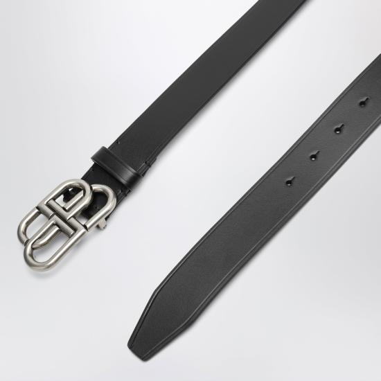 26FW 발렌시아가 가죽 벨트 5703701CH0B Black - BALENCIAGA