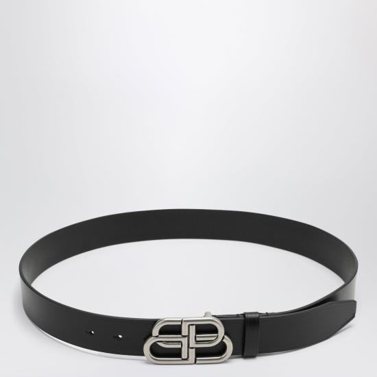 26FW 발렌시아가 가죽 벨트 5703701CH0B Black