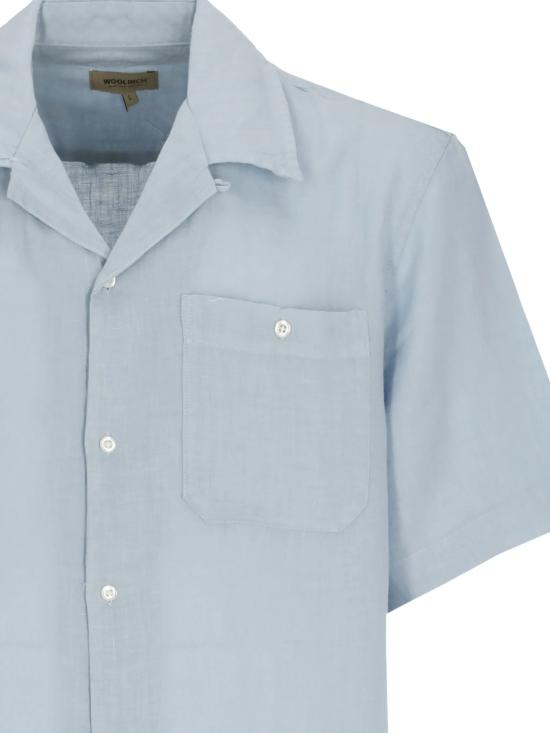 26SS 울리치 반팔 셔츠 CFWOSI2014MRUT5284 30133 BLUE - WOOLRICH