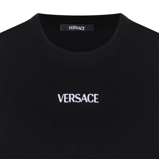 26FW 베르사체 반팔 티셔츠 10139441A16455 1B000 BLACK - VERSACE