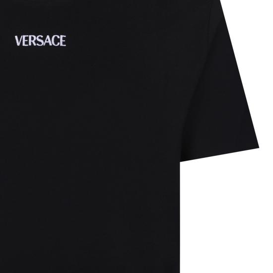 26FW 베르사체 반팔 티셔츠 10139441A16455 1B000 BLACK - VERSACE