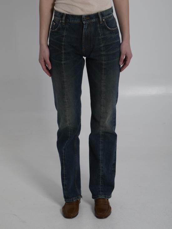 26FW 베르사체 스트레이트 팬츠 10245291A17707 1DA60 BLUE