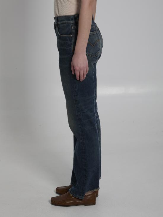 26FW 베르사체 스트레이트 팬츠 10245291A17707 1DA60 BLUE - VERSACE