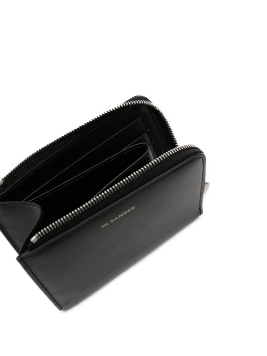 26FW 질샌더 로고 집어라운드 반지갑 J25UI0004P5995 001 BLACK - JIL SANDER