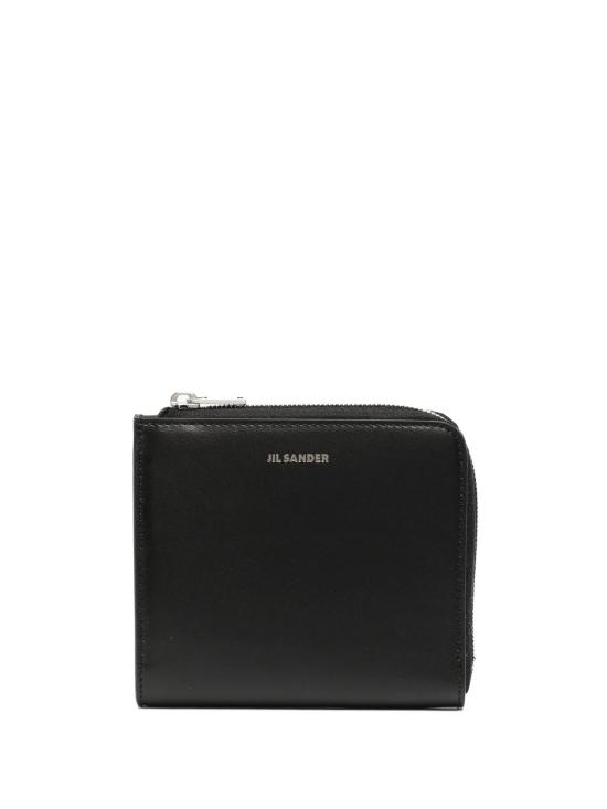 26FW 질샌더 로고 집어라운드 반지갑 J25UI0004P5995 001 BLACK