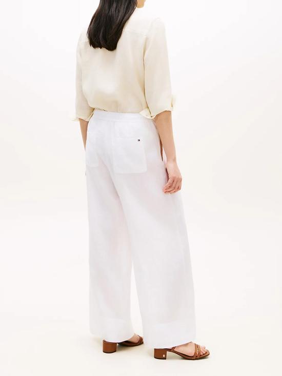 26SS 타미힐피거 트레이닝/조거 팬츠 WW0WW48970 YCF WHITE - TOMMY HILFIGER