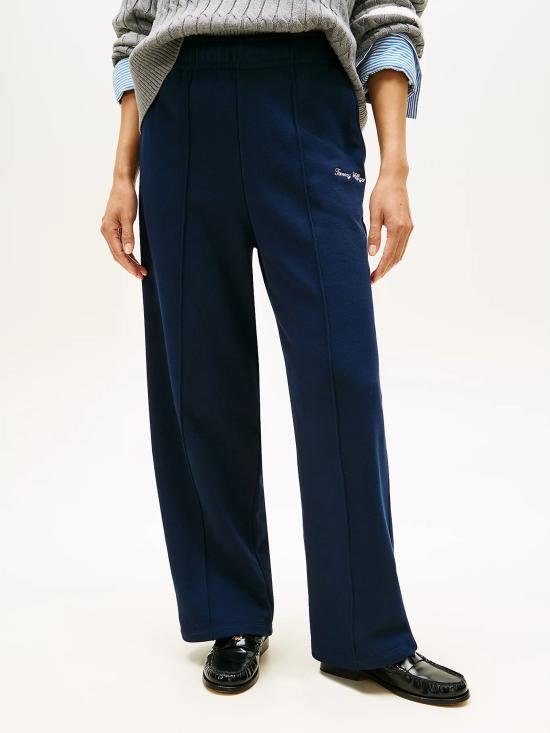 26SS 타미힐피거 트레이닝/조거 팬츠 WW0WW48784 C1G BLUE - TOMMY HILFIGER