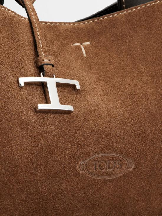 26FW 토즈 마이크로 토트백 XBWAPAEL000XBL 246F BROWN - TODS