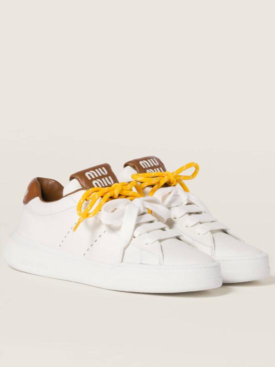 26FW 미우미우 스니커즈 5E387E3L48 F0TPR WHITE - MIU MIU