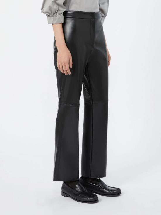 26FW 막스마라 가죽 팬츠 2629786041600 006 BLACK - MAX MARA