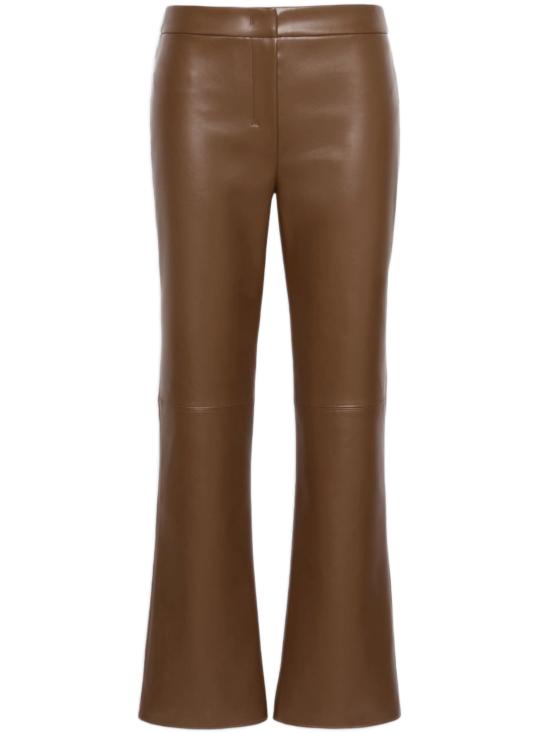 26FW 막스마라 가죽 팬츠 2629786041600 002 BROWN
