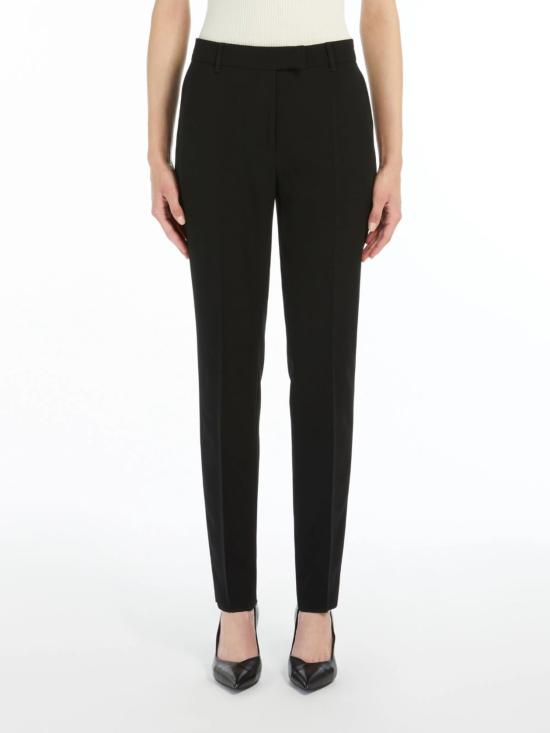 26FW 막스마라 스트레이트 팬츠 2626136035600 001 BLACK - MAX MARA