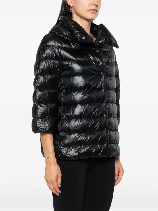 26FW 에르노 아민타 케이프 PI0043DIC12017Z 9300 BLACK - HERNO