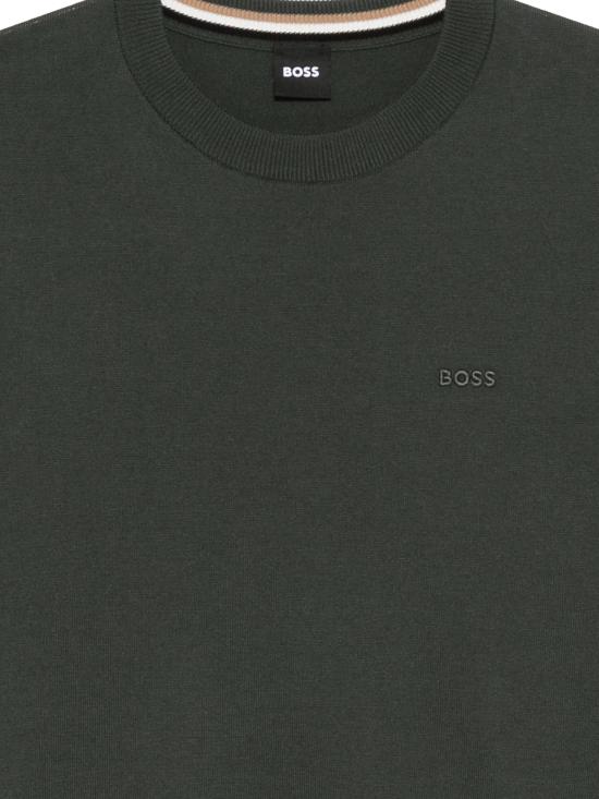 26SS 휴고보스 스웨터 50556344 348 GREEN - HUGO BOSS