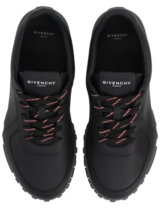 26FW 지방시 글라이드 레더 스니커즈 BH00B4H1X1 001 BLACK - GIVENCHY