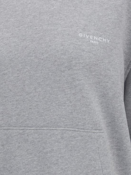 26FW 지방시 후드 티셔츠 BMJ0PW3YTA 055 GREY - GIVENCHY