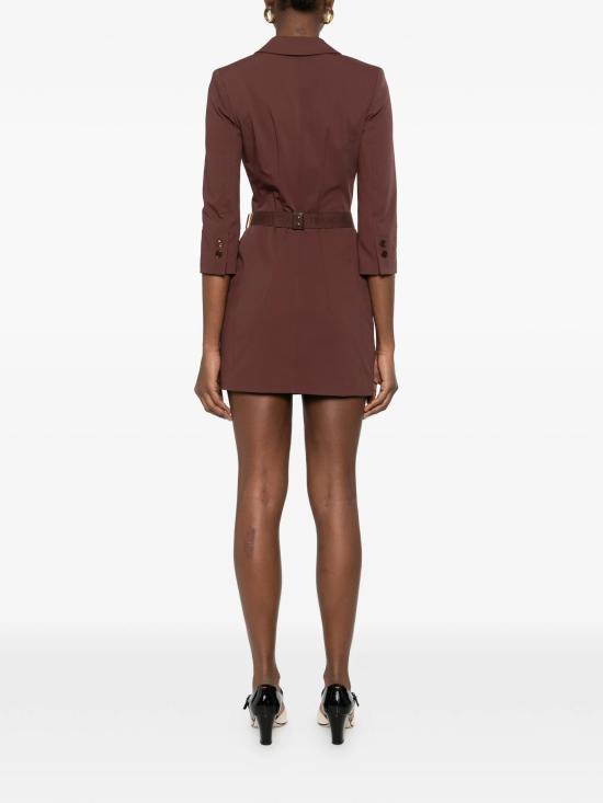 26SS 엘리자베타프랜치 숏 원피스 AB91961E2 644 BROWN - ELISABETTA FRANCHI