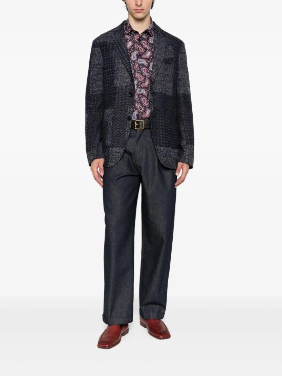 25FW 에트로 긴팔 셔츠 MRIB000599SAED9 X0883 BLUE - ETRO
