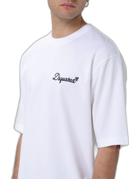 26FW 디스퀘어드2 반팔 티셔츠 S74GD1525D20106 100 WHITE - DSQUARED2