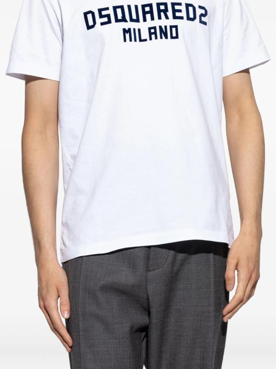 26FW 디스퀘어드2 반팔 티셔츠 S74GD1418D20020 965 WHITE - DSQUARED2