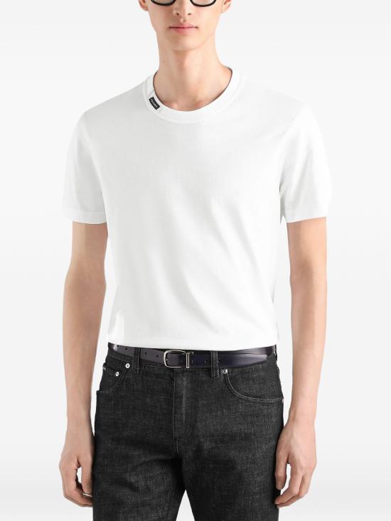 26FW 돌체앤가바나 반팔 티셔츠 G8TW5TFU7EQ W0800 WHITE - DOLCE & GABBANA