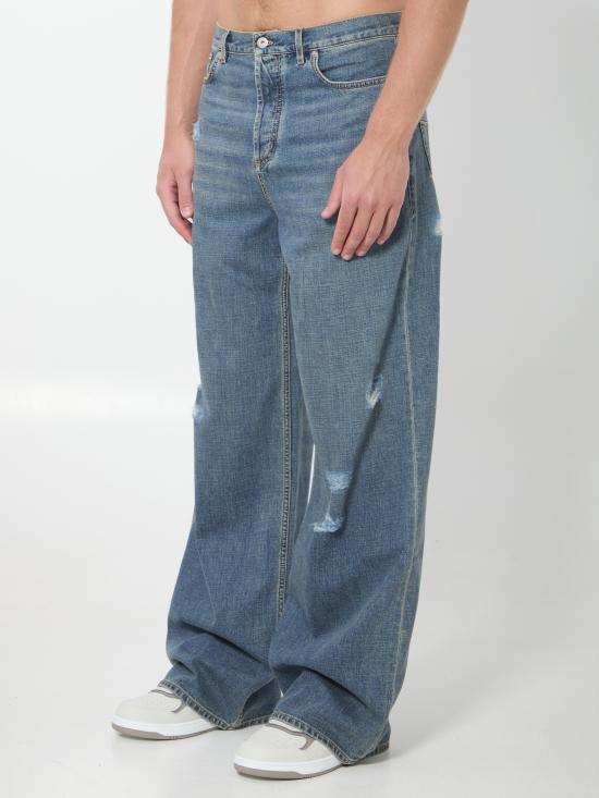 26FW 디올 스트레이트 팬츠 693D012A3297 520 BLUE - DIOR