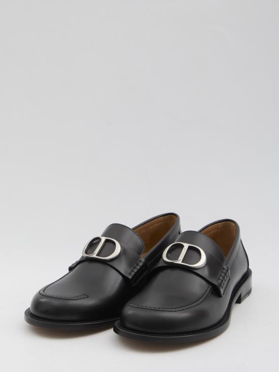 26FW 디올 아치 로퍼 스무스 카프스킨 3LO186ACB 900 BLACK - DIOR