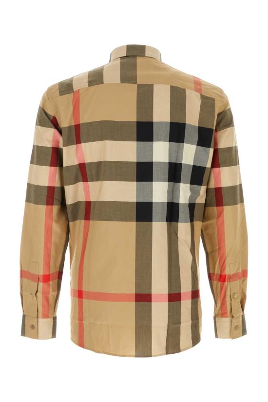 26FW 버버리 체크 코튼 셔츠 8071445 A7028 BROWN - BURBERRY