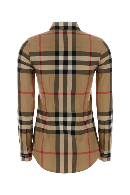 26FW 버버리 슬림핏 체크 코튼 셔츠 8111856 A7028 MULTICOLOUR - BURBERRY