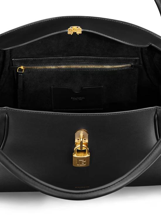26FW 발망 토트백 HN1DB068LTEX 0PA BLACK - BALMAIN