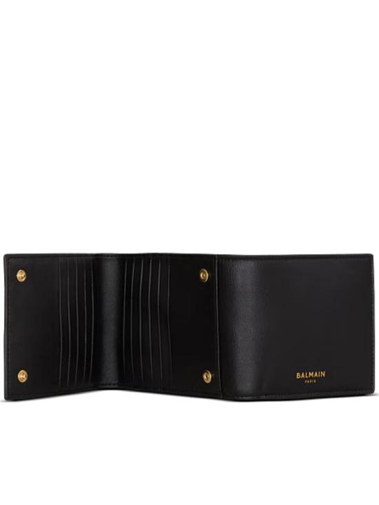 26FW 발망 남성지갑 HM1NE095LNSA 0PA BLACK - BALMAIN