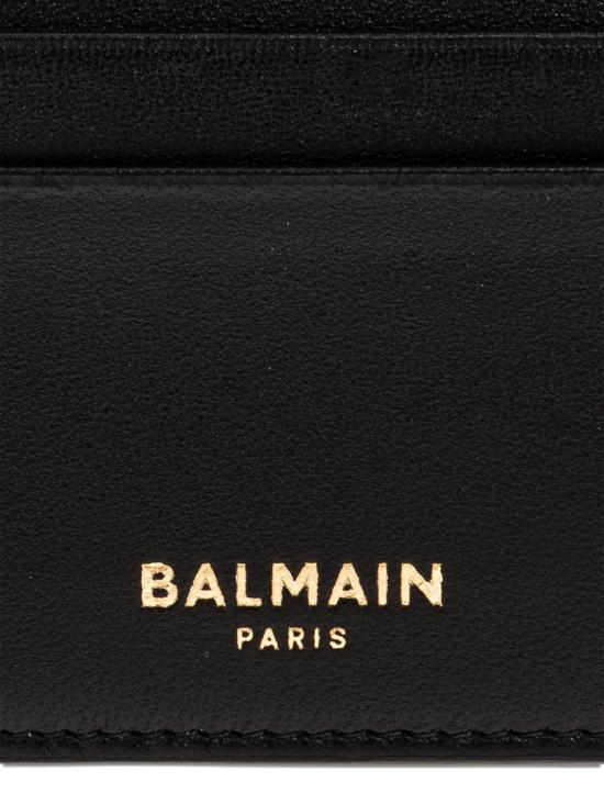 26FW 발망 카드지갑 HM1MA098LNSA 0PA BLACK - BALMAIN