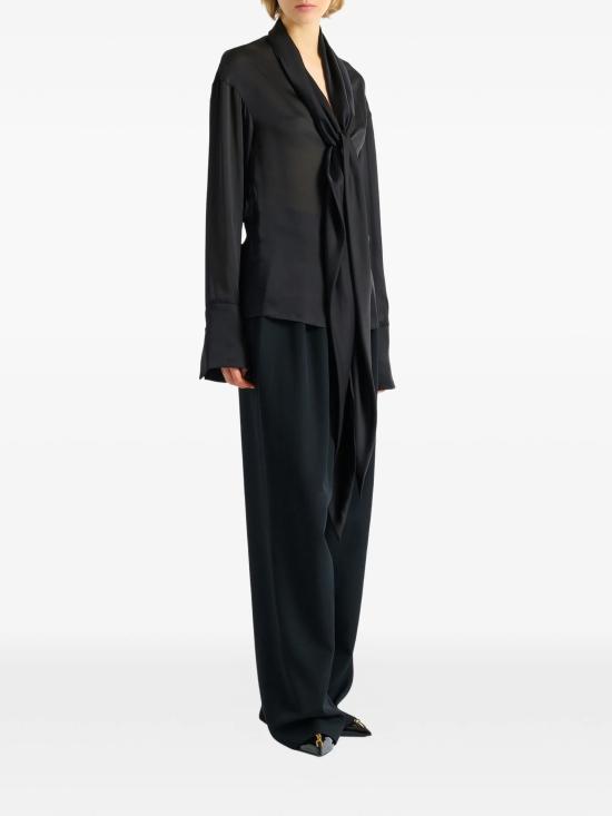 26FW 발망 셔츠 HF1HS490SB04 0PA BLACK - BALMAIN