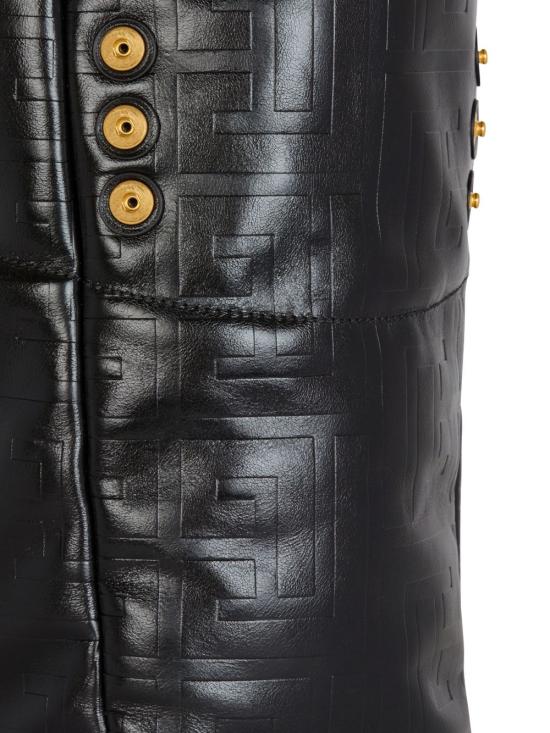26FW 발망 토트백 HN1FF827LETF 0PA BLACK - BALMAIN