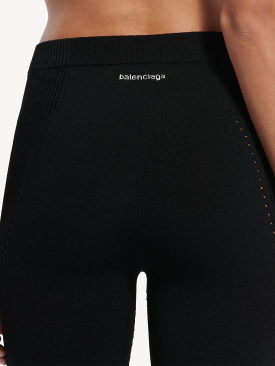 26FW 발렌시아가 테크웨어 비스코스 레깅스 875633T5355 1000 BLACK - BALENCIAGA