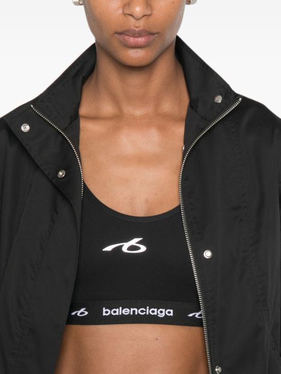 26FW 발렌시아가 테크웨어 브라 탱크 탑 A0023QTUVN7 1000 BLACK - BALENCIAGA