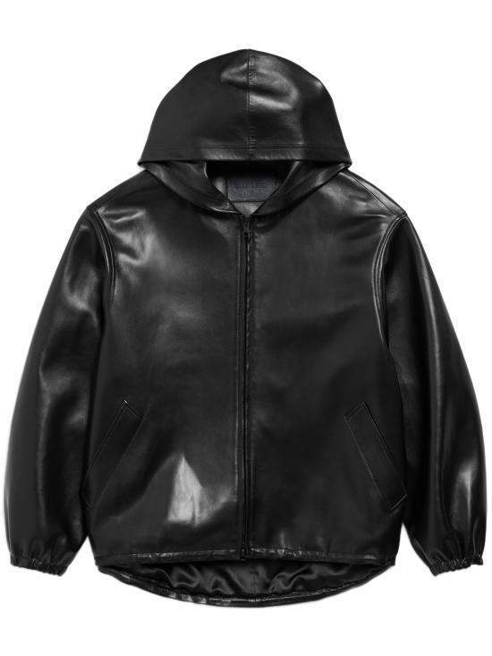 26FW 발렌시아가 후드 티셔츠 A002FSTUS11 1000 BLACK