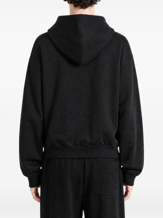 26FW 발렌시아가 더 도어 오버사이즈 집업 후디 850338TUVQ9 1000 BLACK - BALENCIAGA