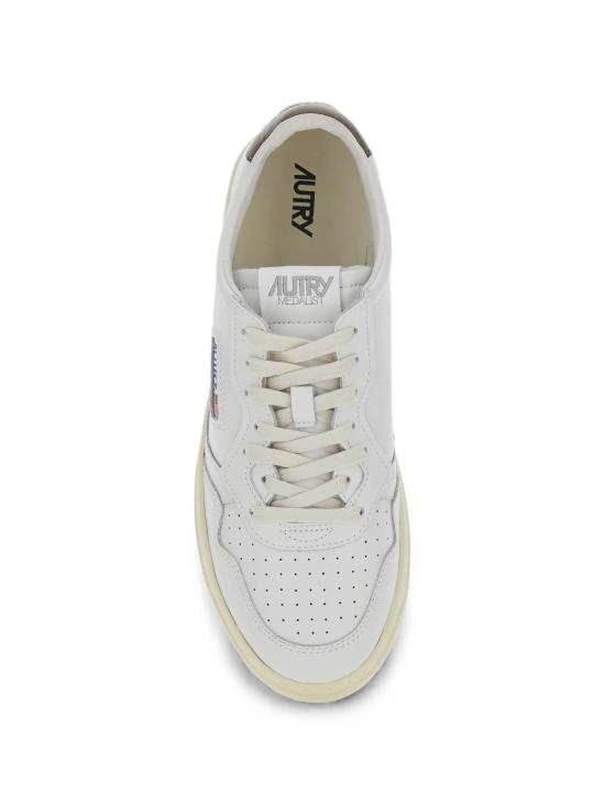 26FW 오트리 메달리스트 로우 스니커즈 AULMLL28 WHT WHITE - AUTRY