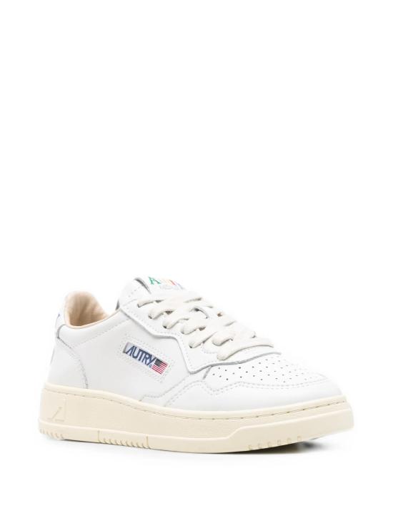 26FW 오트리 메달리스트 로우 레더 스니커즈 AULWBG01 WHT WHITE - AUTRY