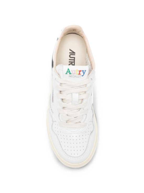 26FW 오트리 메달리스트 로우 레더 스니커즈 AULWBG01 WHT WHITE - AUTRY
