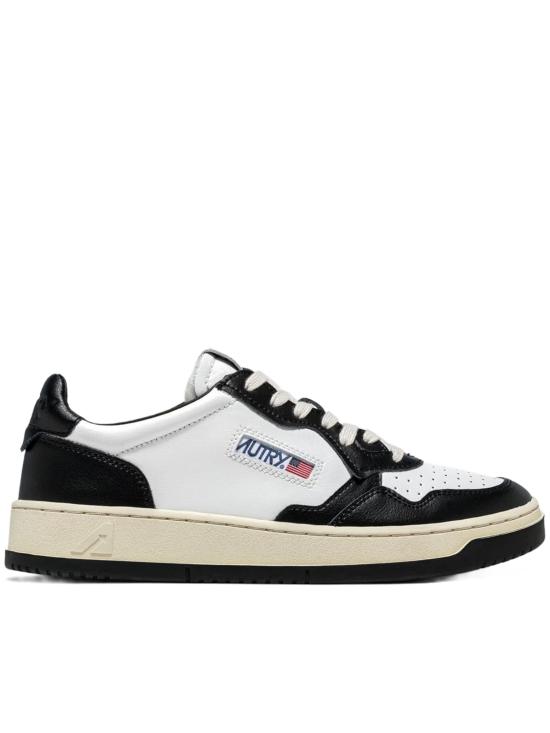 26FW 오트리 메달리스트 로우 레더 스니커즈 AULWWB01 WHT WHITE