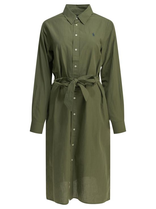 26SS 폴로 랄프로렌 미디 원피스 211A96346001SUPPLYOLIVE GREEN
