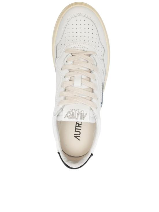 26FW 오트리 메달리스트 로우 레더 스니커즈 AULWLL22 WHT WHITE - AUTRY